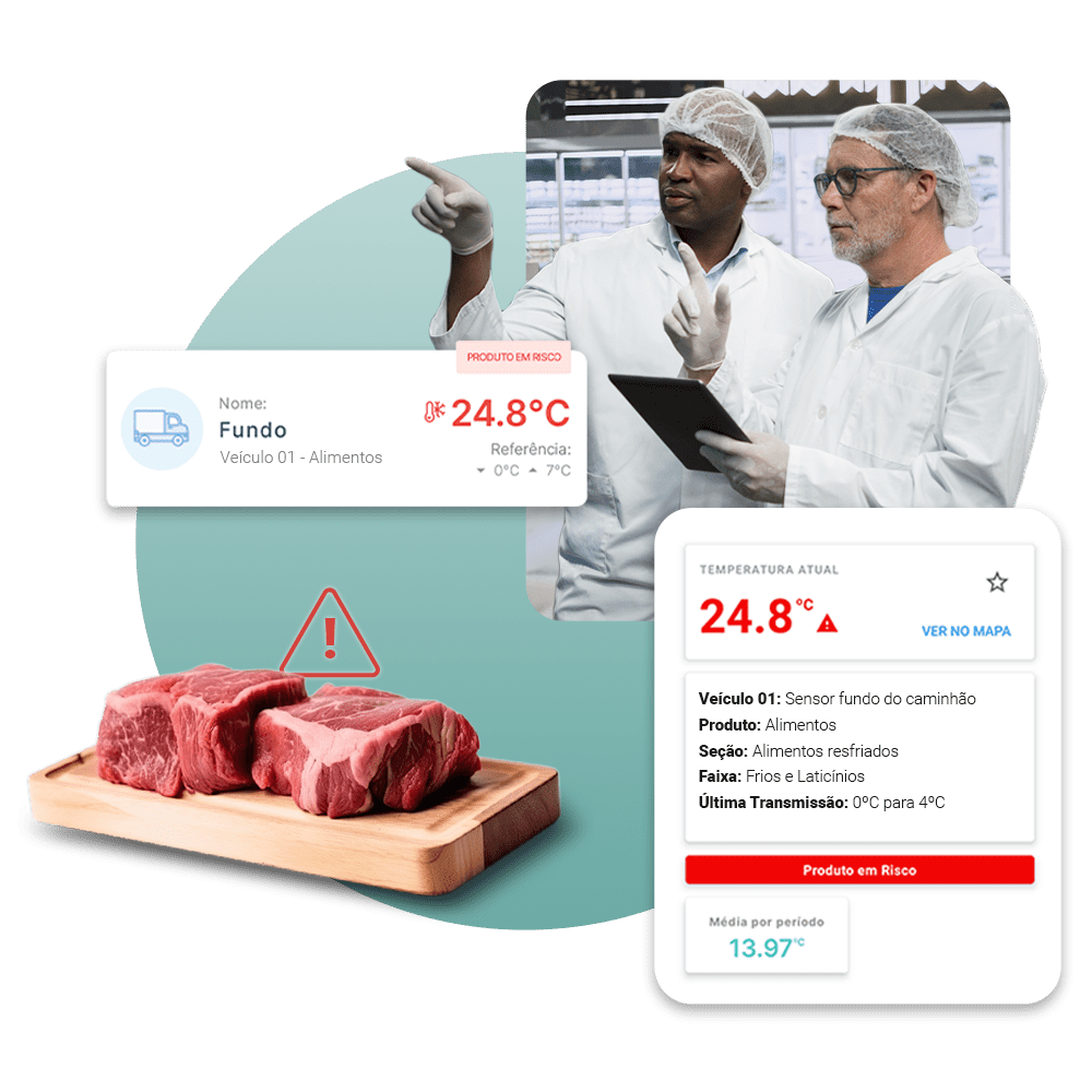 Solução de temperatura para o setor alimentício